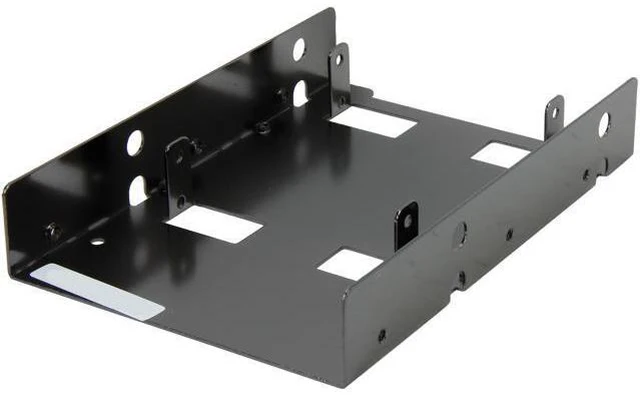 Main image of SilverStone SST-SDP08B 2 x 2.5" to 3.5" Bay Converter (Black Nickel)