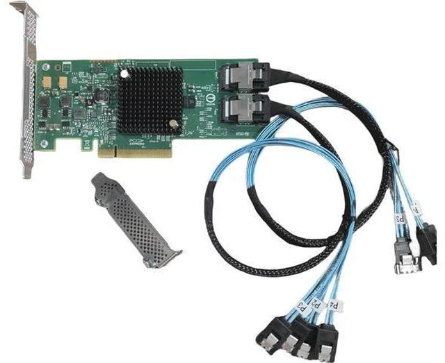 Alt view image 7 of 7 - 9207-8i 6Gbs SAS 2308 PCI-E 3.0 HBA IT Mode for ZFS FreeNAS unRAID 2*SFF-8087 SATA Host Bus Adapter