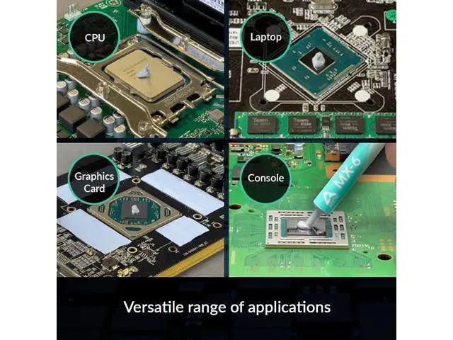 Alt view image 4 of 6 - ARCTIC MX-6 (4 g, incl. 6 MX Cleaner) - Ultimate Performance Thermal Paste for CPU, Consoles, Graphics Cards, laptops, Very high Thermal Conductivity, Long Durability, Non-Conductive, Non-capacitive