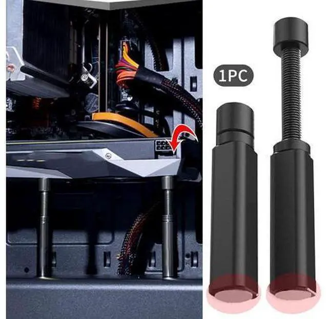 Alt view image 5 of 7 - GPU Support Bracket Graphics Card GPU Brace Support, Video Card Sag Holder Bracket Universal VGA Graphics Card Holder for Computer Cases GPU Stand Magnetic Graphics Card Bracket