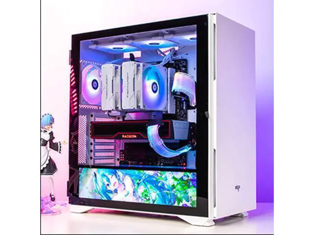 Alt view image 5 of 7 - Addressable RGB Graphics Card Extension Cable Kit Sleeved Cable Extension PC Kit 18AWG ATX Power Supply PSU Cable with Combs 24CM-2x8(6+2Pin)Pin VGA Extension Cables