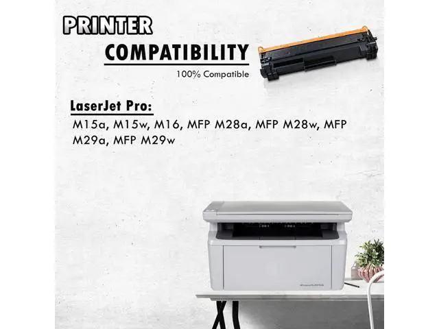 Alt view image 6 of 7 - 2 Inkfirst Compatible Toner Cartridges Replacement for HP CF248A 48A Laserjet Pro M15w M15a M16 MFP M28a M28w M29a M29w (Update CHIP Version)