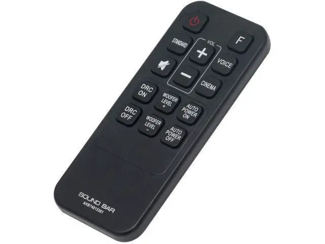 Alt view image 2 of 3 - AKB74815301 Replacement Remote Control Applicable for LG Soundbar S55A3-D LAS454B S45A1-D LAS453B SH3B SPH3B-W Sound Bar