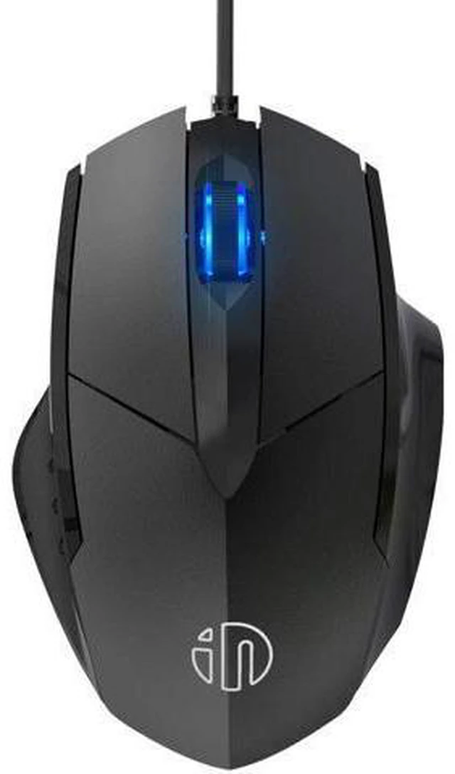 Main image of Inphic Wired USB Mouse, Silent Click and Optical Tracking,1200DPI, 3-Button, Corded Mouse for PC Computer Laptop MacBook Office, Black