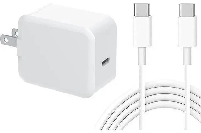 Main image of 30w USB-C Fast Charger, Compatible with MacBook Air M1 13.3 Inch /13 Inch 2018/2019/2020, MacBook 12 Inch 2015/2016/2017, iPad Pro/Air/Mini,Inclued 6.6ft USB-C Charger Cable
