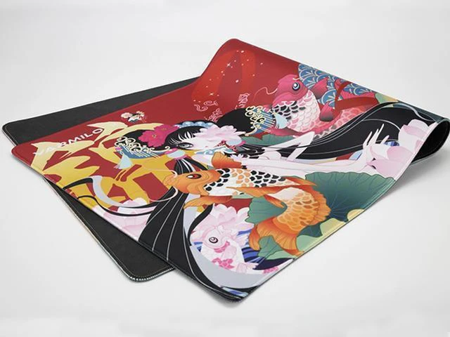 Alt view image 2 of 4 - Varmilo Extra Large National Beauty Beijing Opera Desk Pad/Mat with Stitched Edges Mouse Pad