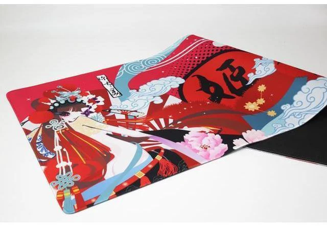 Alt view image 2 of 7 - Varmilo Extra Large Consort Yu Beijing Opera Desk Pad/Mat with Stitched Edges Mouse Pad