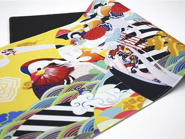 Alt view image 2 of 2 - Varmilo Extra Large Sweet Love Beijing Opera Desk Pad/Mat with Stitched Edges Mouse Pad