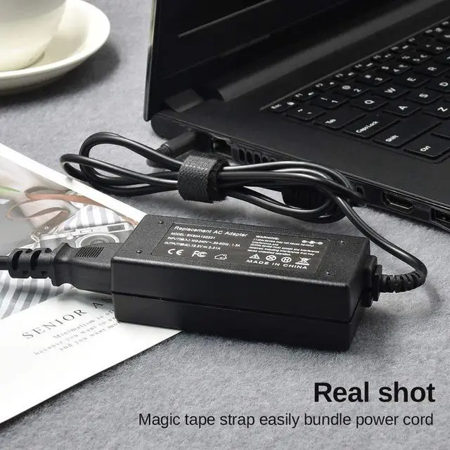 Alt view image 7 of 7 - 45W 19.5V 2.31A Laptop Charger Compatible with Dell Inspiron 11/13/14/15/17 3000 5000 7000 3147 3168 5378 7779 p69g p55f p25t p66f p58f p51f p47f p24t p57g p35e p75f p28e p32e AC Adapter Power Cord