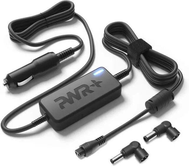 Alt view image 4 of 5 - CAR Charger for Dell Inspiron 11 13 14 15 15R 17 17R 1000 2000 3000 4000 5000 6000 7000 Series Laptop Charger - UL Listed 90w 65w 45w Extra Long 10 Ft Cord Power Supply DC