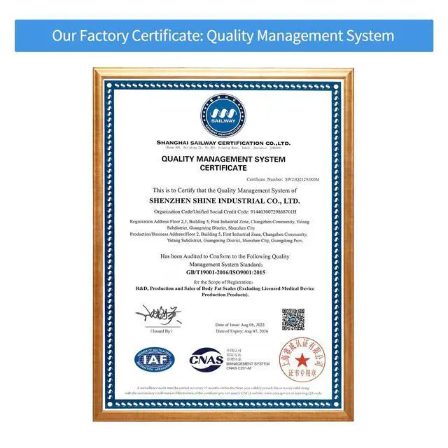 Alt view image 7 of 7 - Bathroom Scale for Body Weight, Precision 0.1lb by Our Professional Factory Since 2001, Weight Scale LED Display and Step-On, 3*AAA Batteries Included, 400lb/182kg, Silver