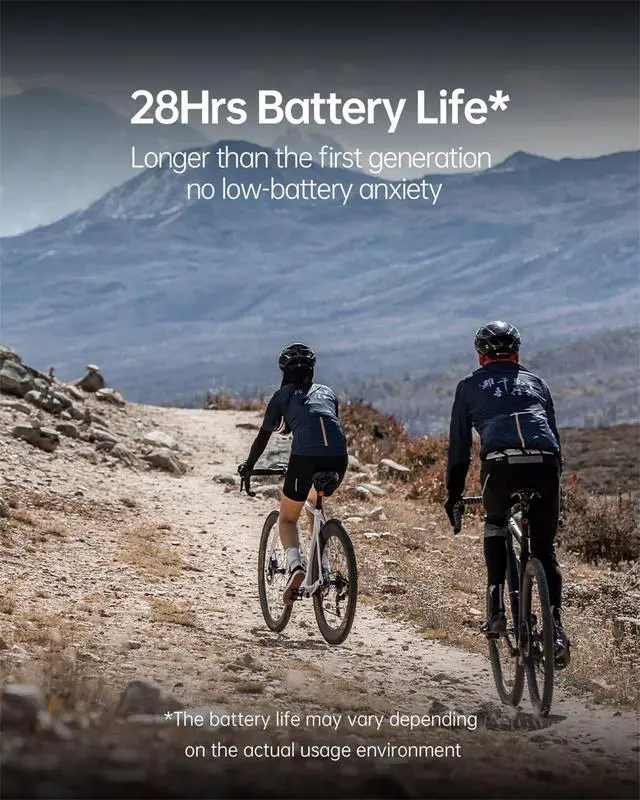 Alt view image 5 of 7 - G+ Gen2 GPS Bike Computer ANT+/ Bluetooth IPX7 Waterproof Cycling Computer Rechargeable Bicycle Speedometer Odometer with 2.2 inch LCD Screen, 28 hrs Long Battery Life Fits All Bikes