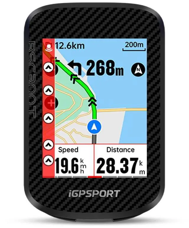 Main image of BSC300T Wireless Bike Computer GPS, Touchscreen Offline MAP Navigation Off Course Warning Compatible with Insta360, for Ebike Road Bike MTB (Touch Screen&Button)