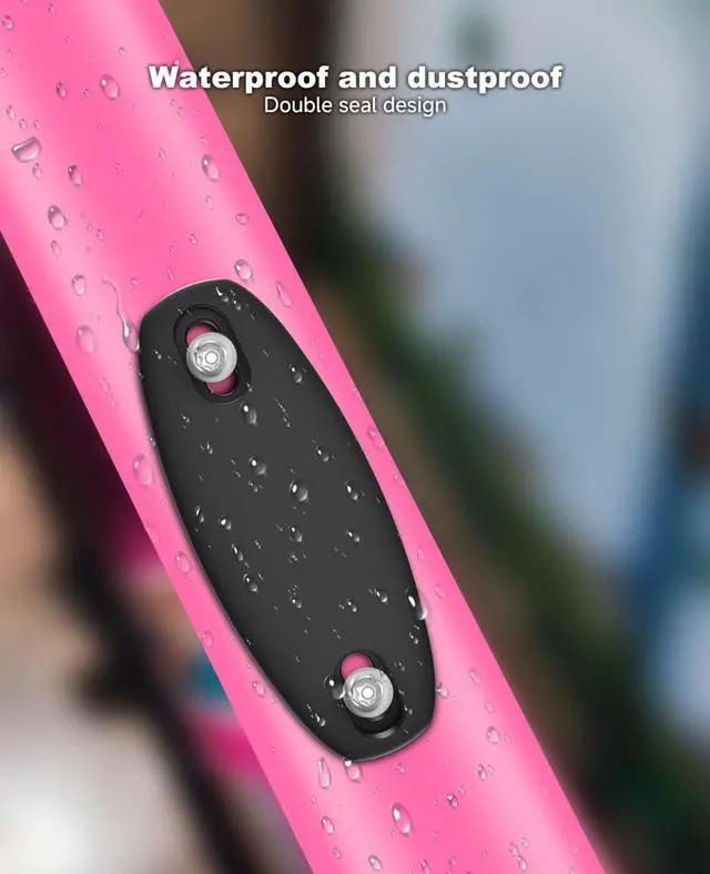 Alt view image 4 of 7 - Bike Tracker Works with Apple Find My | Hidden Tracker for Bicycle & Motorcycle | Anti-Theft Waterproof Tag with Bottle Holder Design | iOS Only, No Monthly Fee