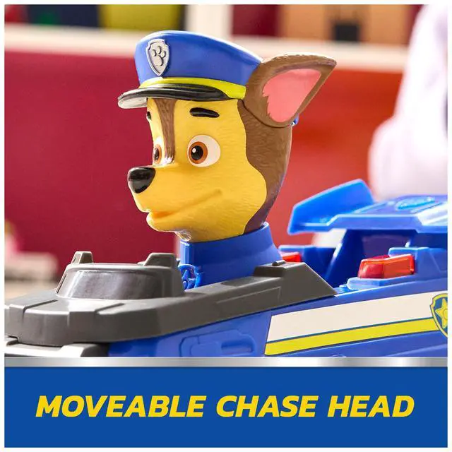 Alt view image 5 of 7 - Chase RC Action Cruiser, Remote Control Car with LED Lights & Easy-Steer Controller, Pretend Play Kids Toys for Boys & Girls Ages 3 and Up