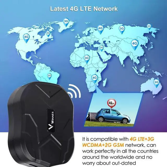 Alt view image 5 of 7 - GPS Tracker for Vehicles 4G LTE Car Tracker Device Hidden up to 100 Days Long Battery Rastreador GPS para Carros Strong Magnetic Tracker Device for Vehicles Fleet Trailer Anti Theft TK905B