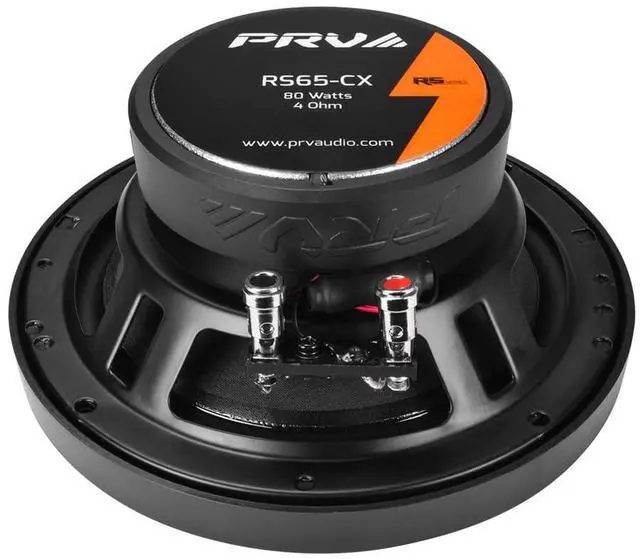 Alt view image 3 of 7 - 6.5 Inch 2-Way Car Coaxial Speakers 160 Watts per Pair 4 Ohm RS65-CX, Premium Speaker Built-in Neodymium Tweeters with Grill Included - Great for Car Stereo Sound System (Pair)