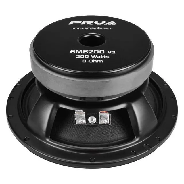 Alt view image 5 of 6 - 6.5 Inch Midbass Speaker 6MB200 v2 8 Ohm - 200 Watts 93.5 dB 1.5" Voice Coil - 6 Inch Speaker for Car Audio with Outstanding Vocals and Punch for Small Custom Enclosures - Pro Audio (Single)