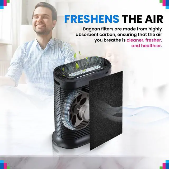 Alt view image 5 of 6 - Cut to Fit Activated Carbon Filter Sheet 16 x 48 - Activated Carbon Air Filter for Air Purifiers Window AC Air Vent And More - Charcoal Filters Remove Odors & Freshens the Air (2-Pack)