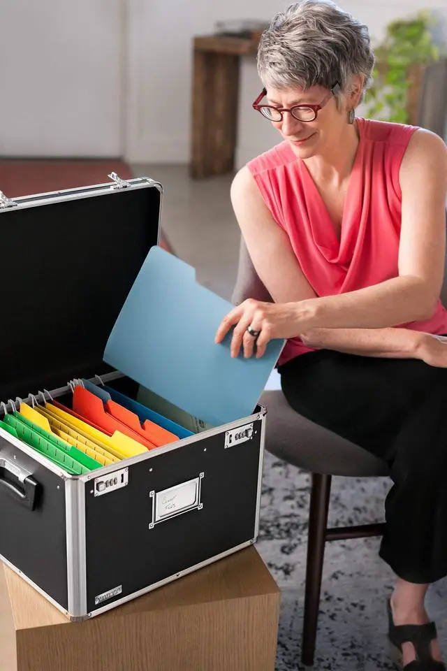 Alt view image 3 of 7 - Locking File Storage Chest, Two-Handled, Letter/Legal File Storage