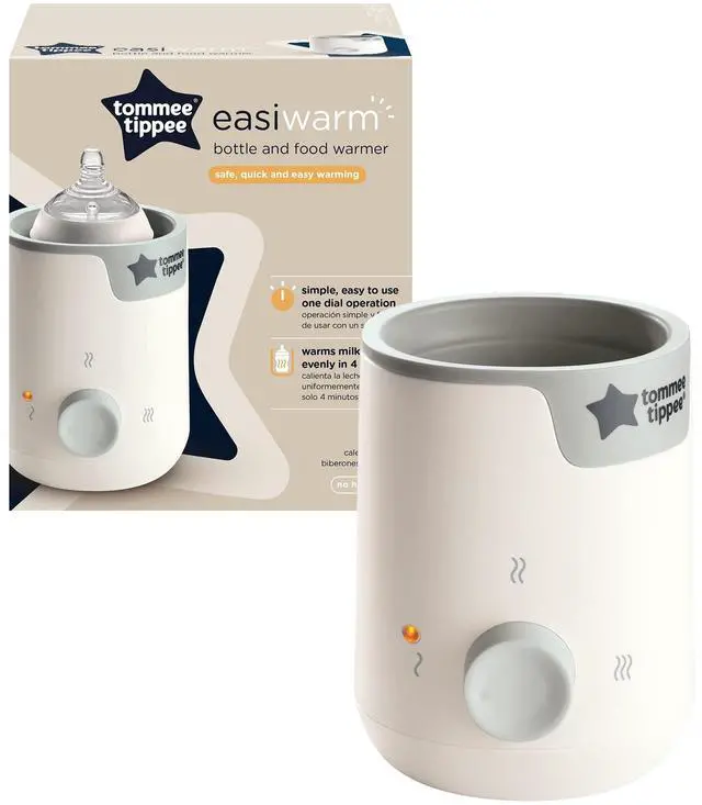 Alt view image 2 of 6 - Easiwarm Bottle Warmer, Warms Breast Milk and Formula Bottles to Body Temperature in Minutes, Automatic Timer, One-Dial Operation, White
