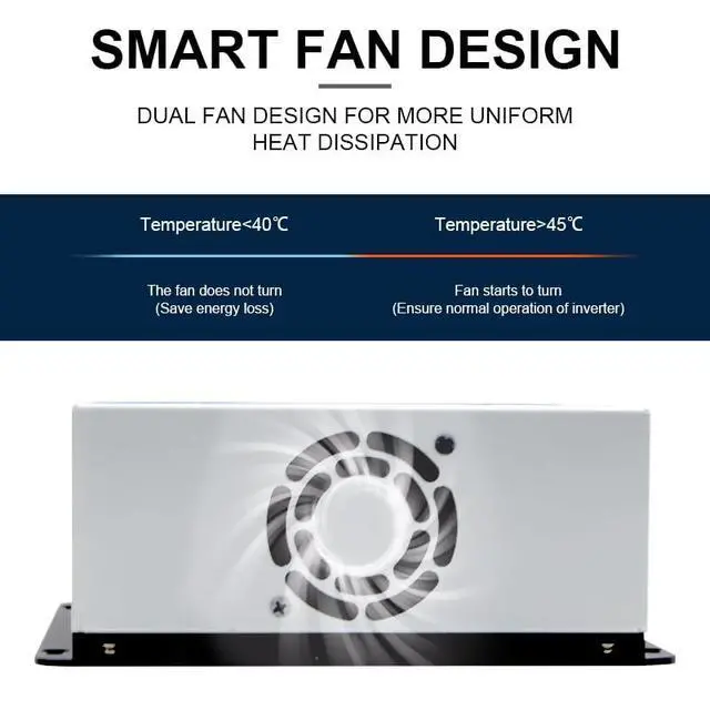 Alt view image 7 of 7 - 60A MPPT Solar Charge Controller,12V/24V/36V/48V Auto,Max Input 150V LCD Display Regulator Intelligent Charge Controller for Sealed Gel AGM Flooded Lithium Battery