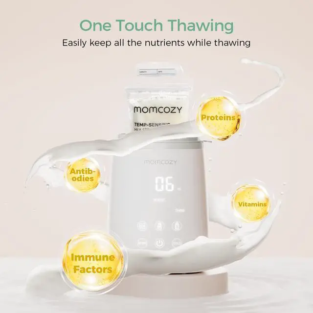 Alt view image 5 of 7 - Bottle Warmer, Fast Bottle Warmers for All Bottles with Timer, Accurate Temperature Control and Automatic Shut-Off, No Lid Required for Heating, White-Gray