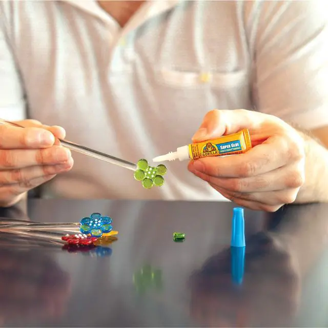 Alt view image 4 of 5 - Super Glue, Clear Glue, Four 3 Gram Tubes (Pack of 1) - All Purpose and Fast Setting for Projects and Repairs