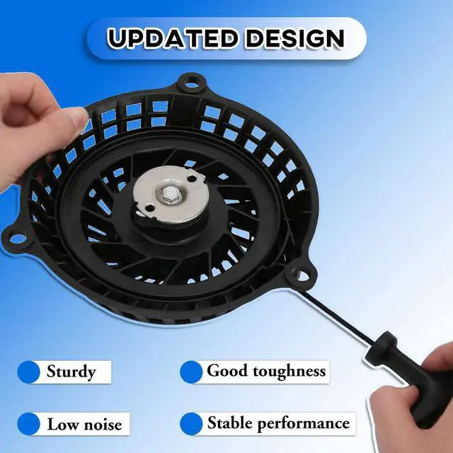 Alt view image 2 of 7 - 951-14396 751-14396 Recoil Starter Assembly for MTD Cub Cadet Ryobi Troy Bilt TB105 TB120 TB220 TB270ES SC100 ST100 SC500 SC100HW SC300HW Self Propelled Lawn Mower Model 1X65LU 1X65RU 1X65CU