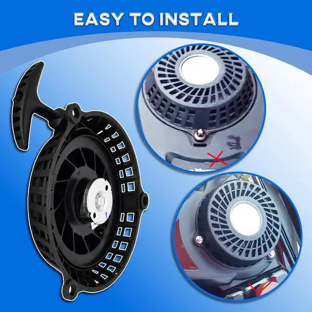 Alt view image 5 of 7 - 951-14396 751-14396 Recoil Starter Assembly for MTD Cub Cadet Ryobi Troy Bilt TB105 TB120 TB220 TB270ES SC100 ST100 SC500 SC100HW SC300HW Self Propelled Lawn Mower Model 1X65LU 1X65RU 1X65CU