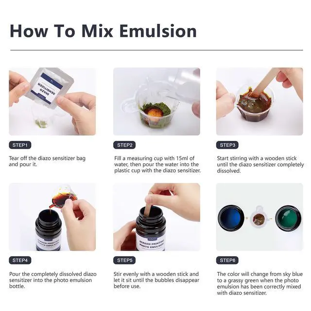 Alt view image 5 of 7 - 46 Pieces Screen Printing Kit with 4 Color Screen Printing Ink, 2 Size Screen Printing Frame and Squeegees for Screen Printing