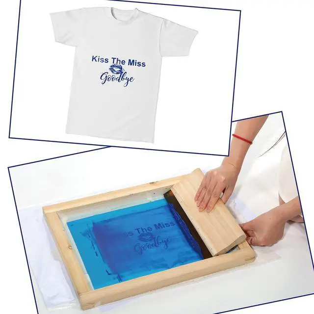 Alt view image 7 of 7 - 36 Pieces Screen Printing Kit Includes 50W LED UV Exposure Screen Printing Light, 4 Sizes Silk Screen Printing Frame, Instructions, 5 Sheets A4 Inkjet Film for Screen Printing
