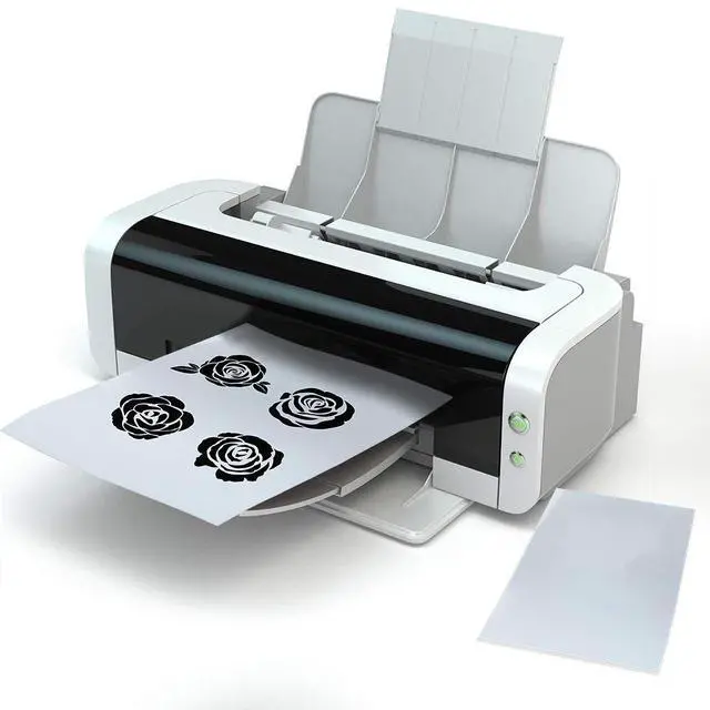 Alt view image 4 of 6 - 23 Pieces Screen Printing Starter kit Include 3 Different Size of Wood Silk Screen Printing Frame with Mesh, Screen Printing Squeegees, Inkjet Transparency Film, Ink Knife, and Mask Tape