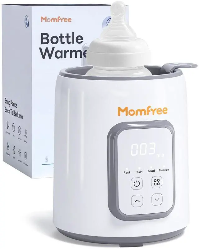 Main image of Bottle Warmer,8-in-1 Fast Baby Bottle Warmer for Breastmilk and Formula,Milk Warmer with Accurate Temperature Control and Automatic Shut-Off,Multifunctional Bottle Warmers for All Bottles (Grey)