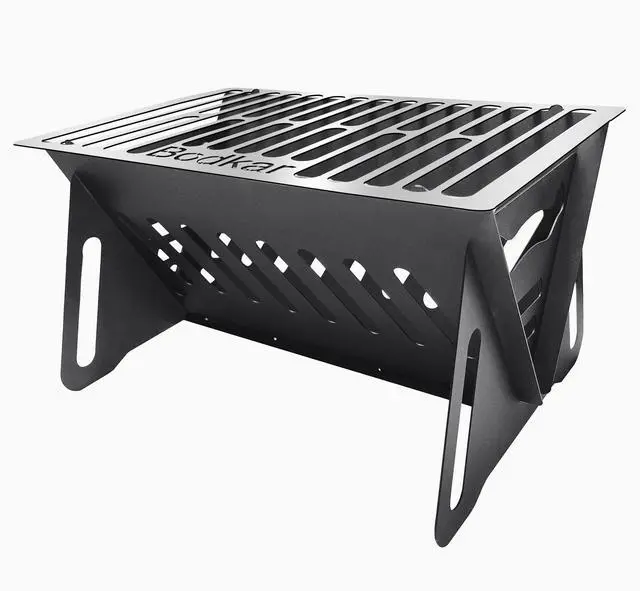 Alt view image 7 of 7 - Charcoal Grill, Portable BBQ Smoker - Lightweight Tabletop Outdoor Grill for Camping, Picnics, Garden, Beach Parties - 6"*4.6"*4.9