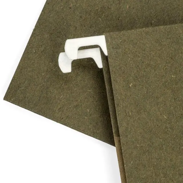 Alt view image 5 of 6 - Legal Size Hanging File Folders, 2" Expansion, 1/3 Cut Adjustable tabs, Legal Size, 5 Tab Locations, Designed for Legal and Law Office File Organization, Standard Green, 25 Pack