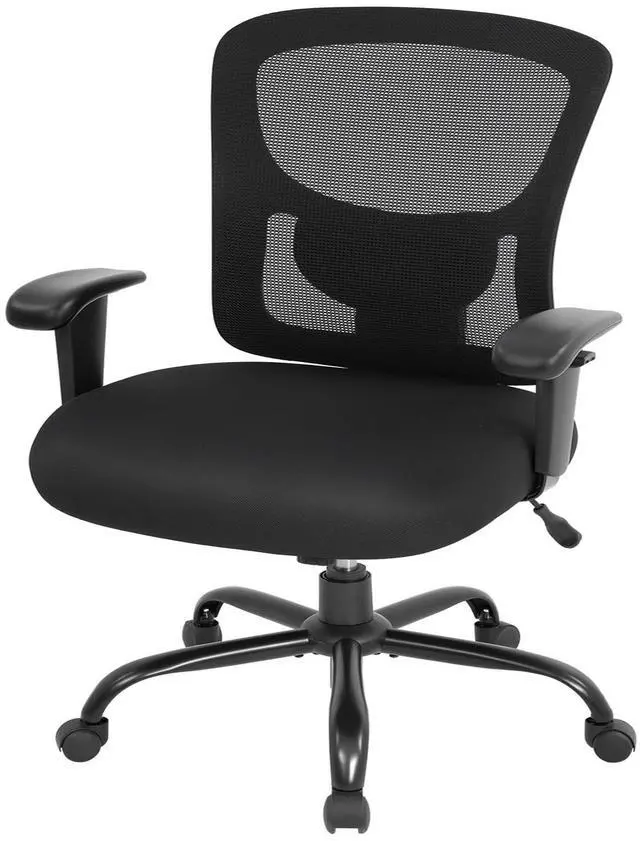 Main image of Big and Tall Office Chair 500lbs Desk Chair Mesh Computer Chair with Lumbar Support Wide Seat High Back