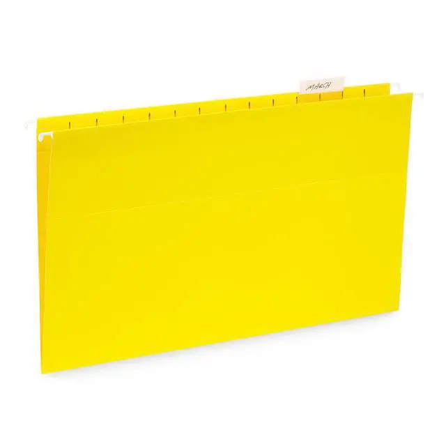 Alt view image 7 of 7 - 50 Legal Hanging File Folders, 50 Reinforced Hang Folders, Designed for Home and Office Color Coded File Organization, Legal Size, Assorted Colors, 50 Pack