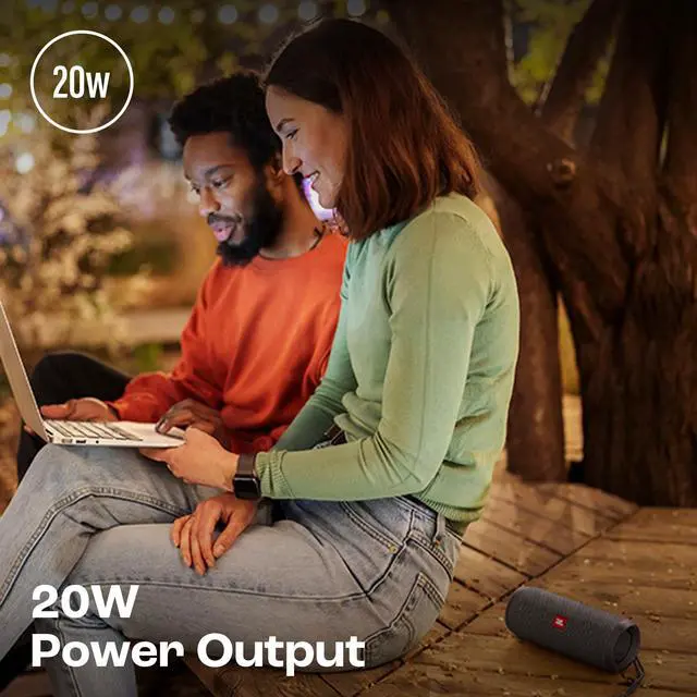 Alt view image 4 of 7 - Flip Essential 2 - Portable Bluetooth Speaker, powerful sound and deep bass, IPX7 waterproof, 10 hours of playtime for home, outdoor and travel (Gun Metal)