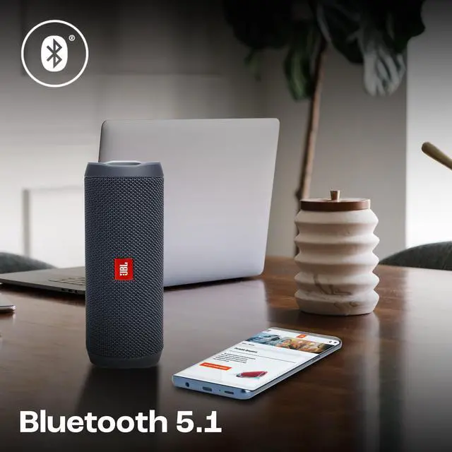 Alt view image 7 of 7 - Flip Essential 2 - Portable Bluetooth Speaker, powerful sound and deep bass, IPX7 waterproof, 10 hours of playtime for home, outdoor and travel (Gun Metal)