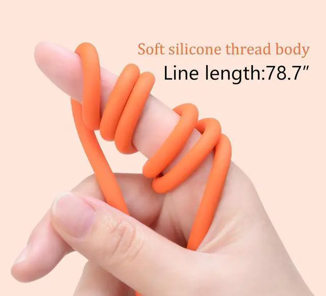 Alt view image 2 of 7 - 2Pcs Orange 3 in 1 Multi USB Cable 100W Multi Charger Cable Fast Charging Cable to Various Mobile Phones with Type-C/Android/Charging Ports 2m/78.7inch Multiple Charging Cord