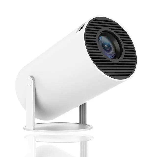 Main image of Smart Mini Projector 4K 5G WIFI, Big Screen Experience with Premium 360 Sound, 5.0 Bluetooth Movie Projector Compatible With Android/iOS/Windows/TV Stick/HDMI/USB/Audio 3.5 white
