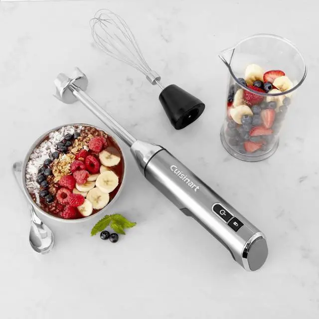 Alt view image 7 of 7 - Electric Hand Blender & Mixer, EvolutionX Cordless Rechargeable, Gray/Black, RHB-100,Dark Grey