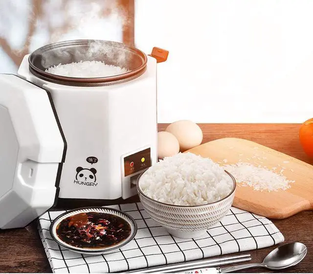 Alt view image 6 of 6 - 1.2L Mini Rice Cooker, Electric Lunch Box, Travel, Small, Removable Non-stick Pot, Keep Warm Function, Suitable For 1-2 People - For Cooking Soup, Rice, Stews, Grains & Oatmeal