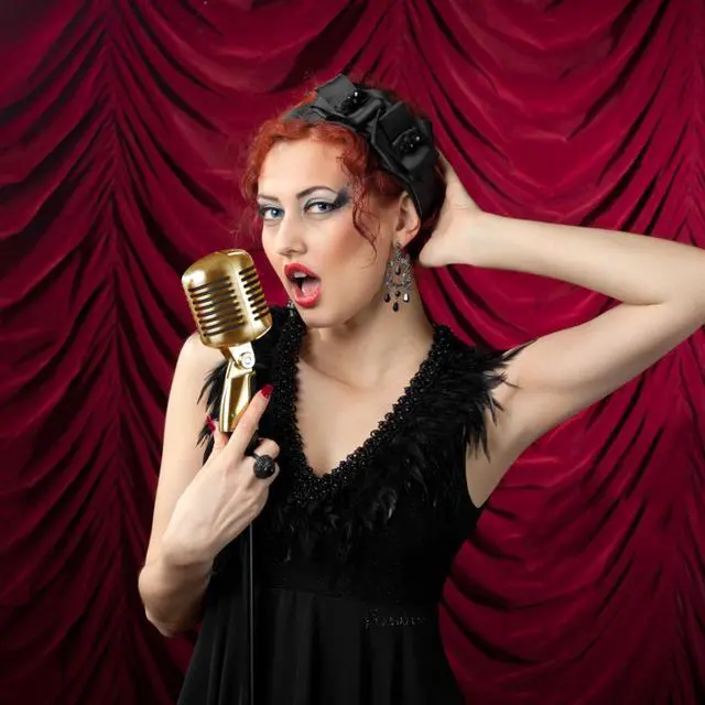 Alt view image 7 of 7 - Vintage Retro Old School Microphone, Professional Classic Dynamic Wired Vocal Cardioid Mic For Karaoke Live Performance In-Studio Recording Singing Stage, Fashioned Metal Prop, XLR Cable Compatible