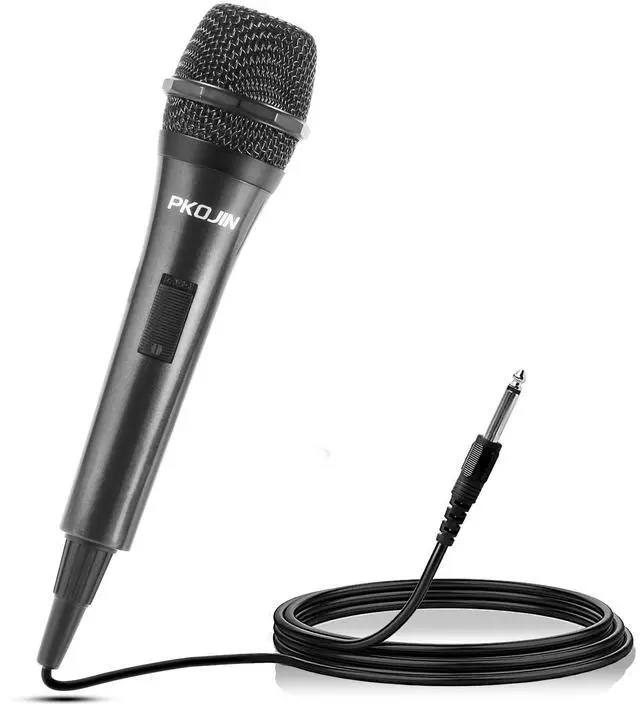Main image of Dynamic Karaoke Microphone for Singing, Vocal Wired Microphone for Karaoke, Handheld Mic with 10 Ft Cable, Mics for Speaker with ON/Off Switch