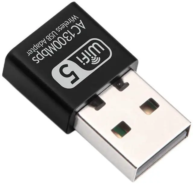Alt view image 2 of 6 - 1300Mbps USB WiFi Adapter for PC, AC1300M USB WiFi Dongle 802.11ac Mini Wireless Network Adapter with Dual Band 2.4GHz/5Ghz for Desktop Laptop Support Windows 11/10/8/7, MAC OS, Linux