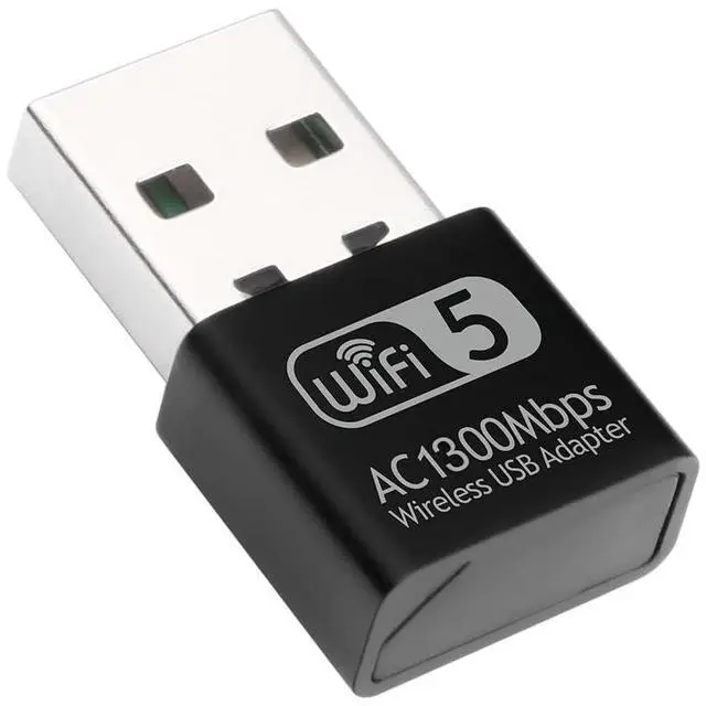 Alt view image 3 of 6 - 1300Mbps USB WiFi Adapter for PC, AC1300M USB WiFi Dongle 802.11ac Mini Wireless Network Adapter with Dual Band 2.4GHz/5Ghz for Desktop Laptop Support Windows 11/10/8/7, MAC OS, Linux