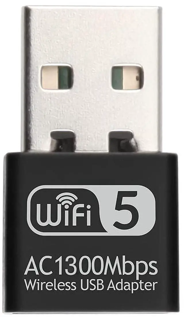 Main image of 1300Mbps USB WiFi Adapter for PC, AC1300M USB WiFi Dongle 802.11ac Mini Wireless Network Adapter with Dual Band 2.4GHz/5Ghz for Desktop Laptop Support Windows 11/10/8/7, MAC OS, Linux