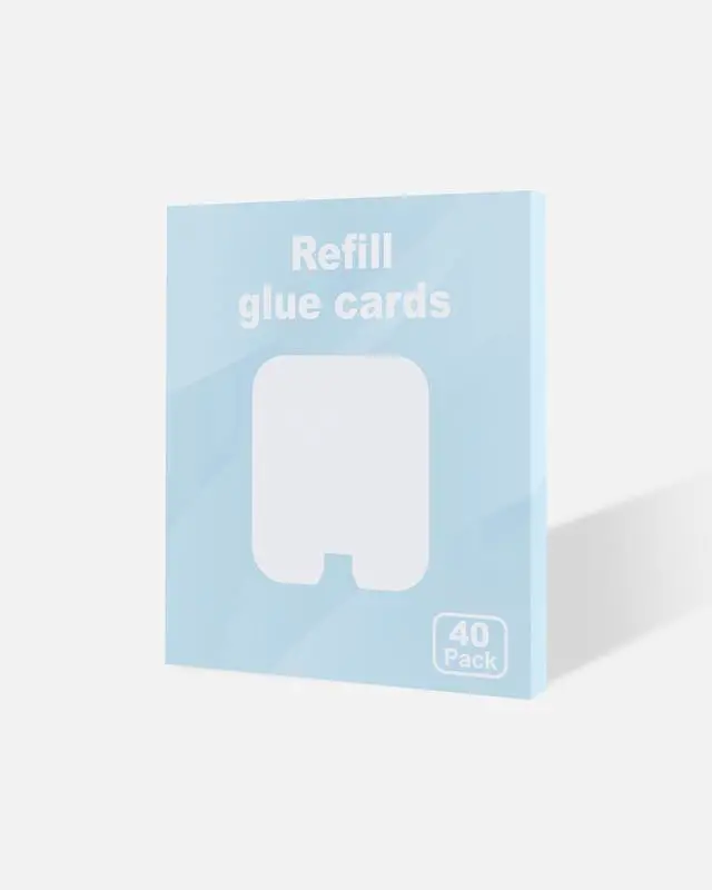Alt view image 6 of 6 - 40 Pack Refill Glue Cards Compatible with Safer Home SH502 and Dynatrap DT3005W Dot Indoor Fly Trap Plug-in Insect Trap Replacement Sticky Glue Boards
